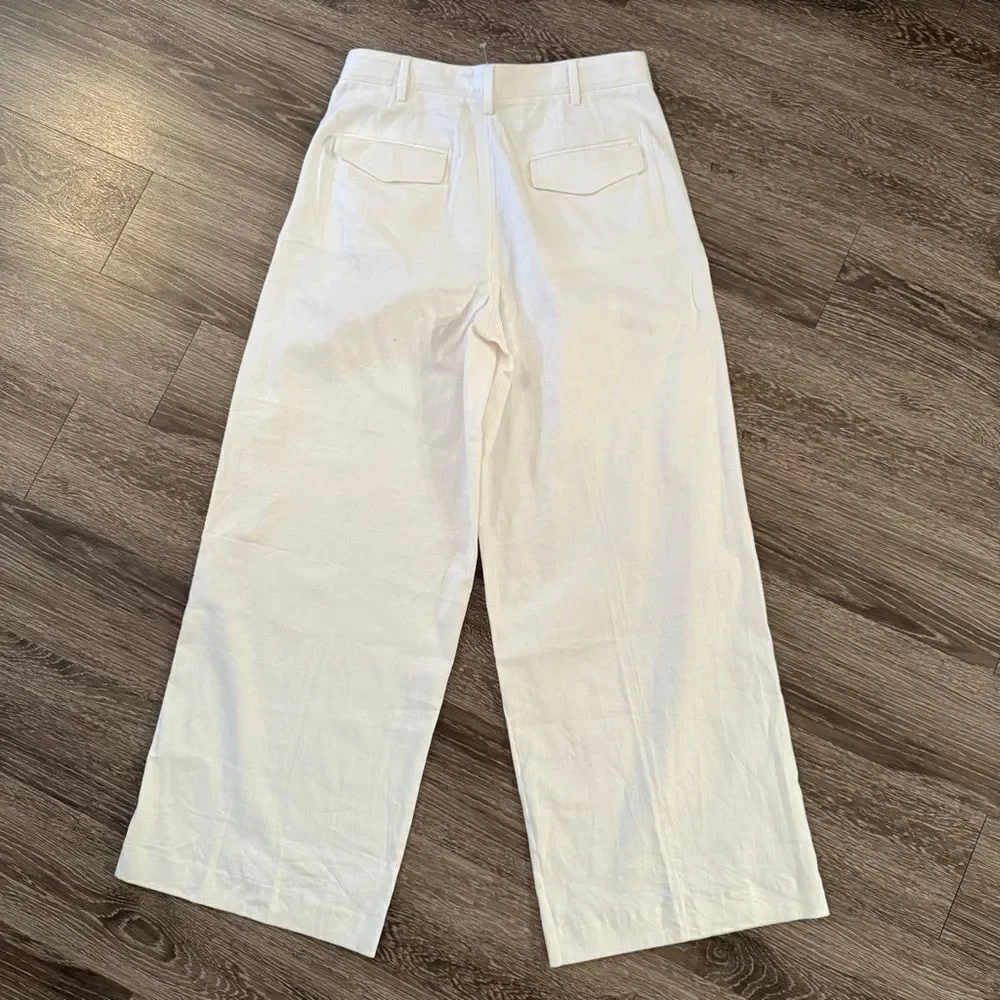 Banana Republic Factory Linen Blend Wide Leg
